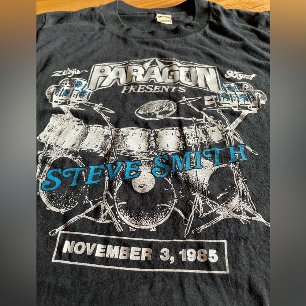 1985 Concert Graphic Tee Drummer from the Band “Journey”